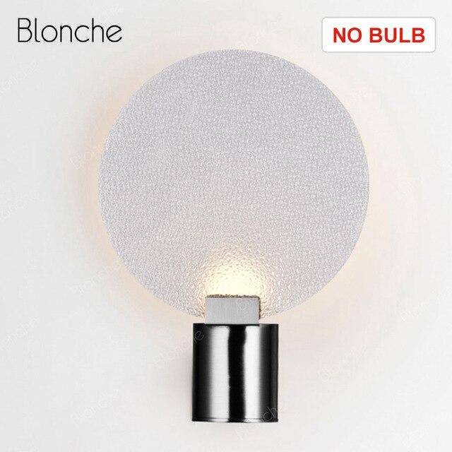 Applique murale LED design métal & verre