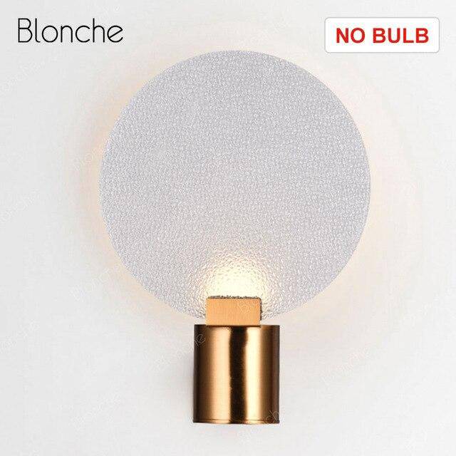 Applique murale LED design métal & verre