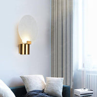 Applique murale LED design métal & verre