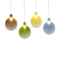 Suspension LED Paddle en verre coloré