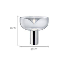 Lampe à poser design LED, abat-jour arrondi doré