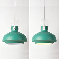 Suspension Aliza : Design Industriel avec Abat-jour Coloré