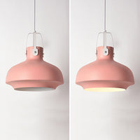 Suspension Aliza : Design Industriel avec Abat-jour Coloré