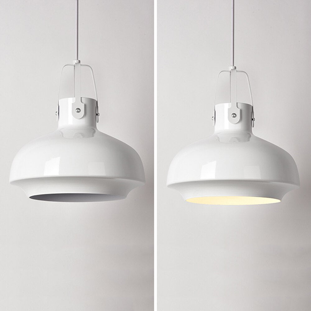 Suspension Aliza : Design Industriel avec Abat-jour Coloré