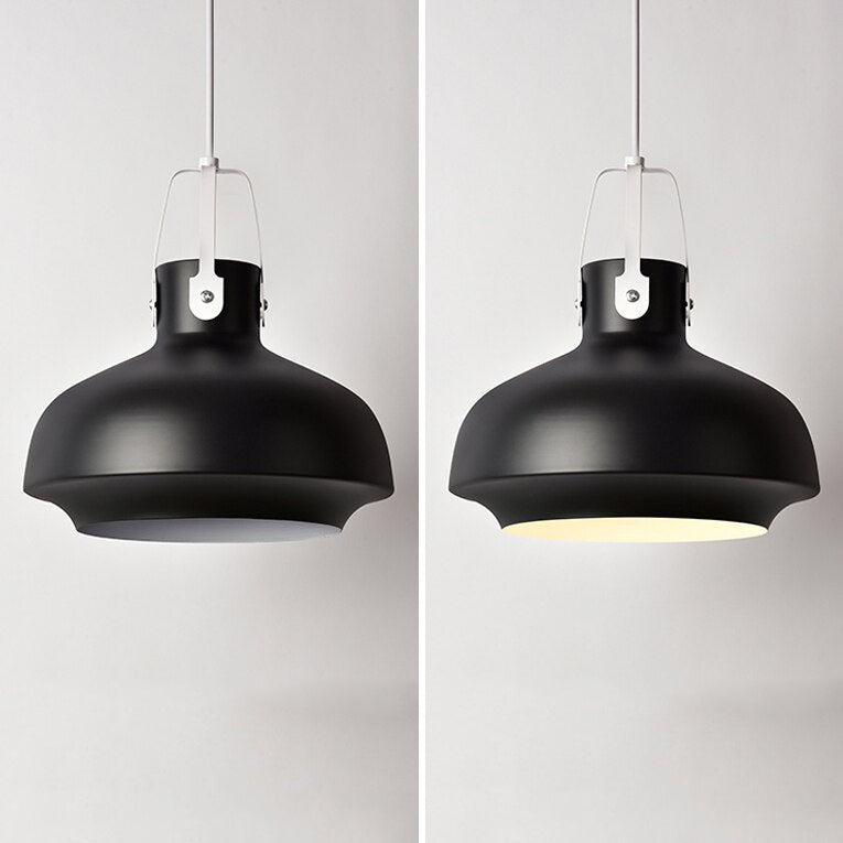 Suspension Aliza : Design Industriel avec Abat-jour Coloré