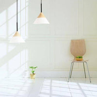 Suspension LED Loft en bois et verre