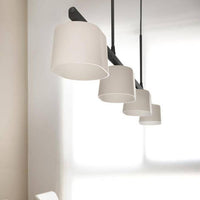 Suspension LED Design avec Abat-Jours Blancs 'Coffee'