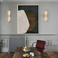 Applique murale en marbre arrondi style Shining LED