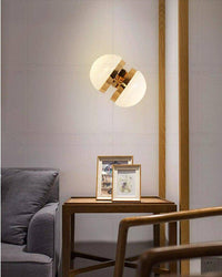 Applique murale dorée LED Creative
