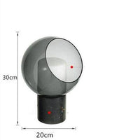 Lampe à poser Deluxe en marbre et verre LED