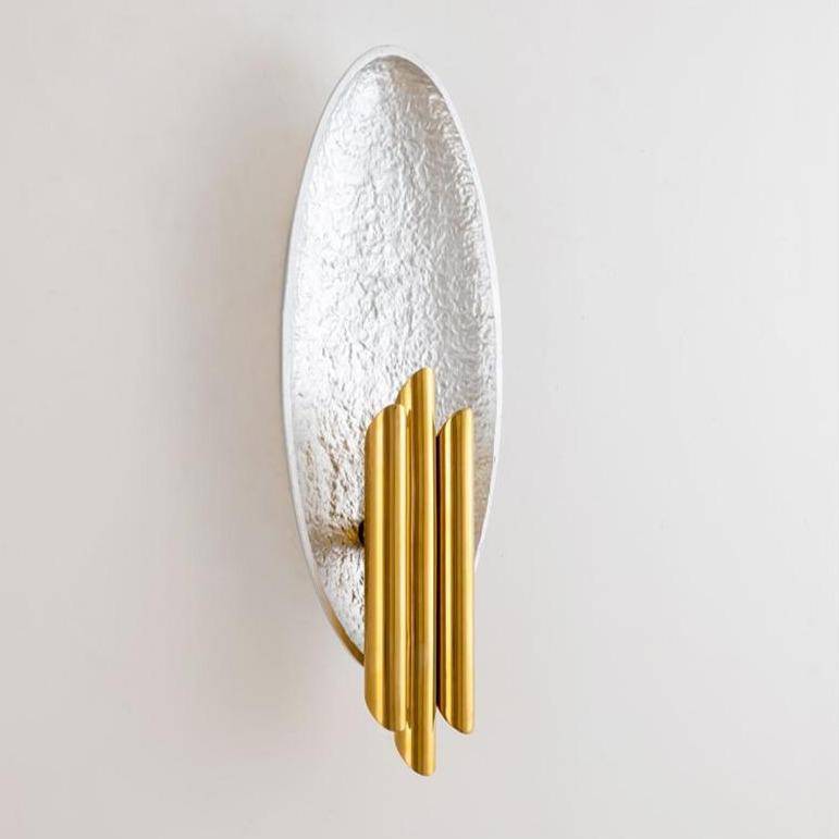 Applique murale LED Rui - Design sophistiqué en métal doré