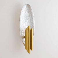 Applique murale LED Rui - Design sophistiqué en métal doré