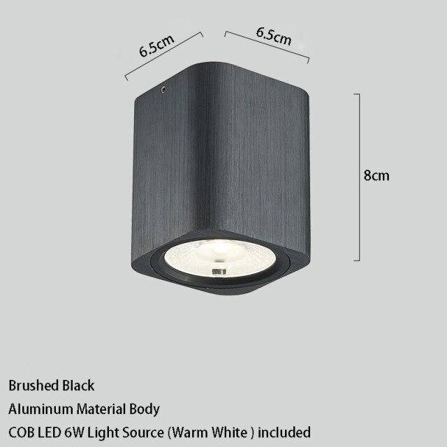 Spot Cubique Métal Coloré Light Hall LED