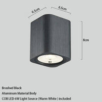 Spot Cubique Métal Coloré Light Hall LED
