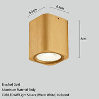 Spot Cubique Métal Coloré Light Hall LED