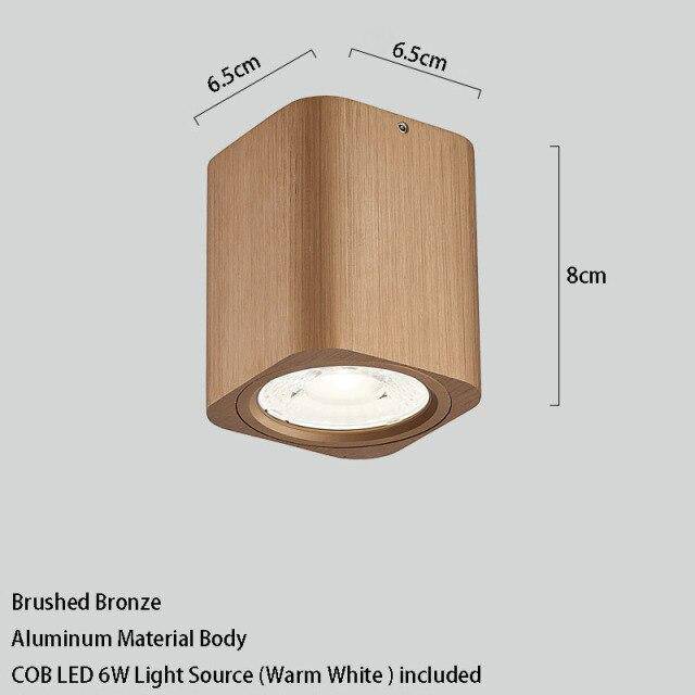 Spot Cubique Métal Coloré Light Hall LED