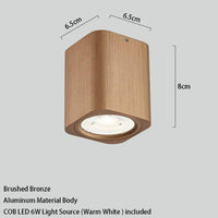 Spot Cubique Métal Coloré Light Hall LED