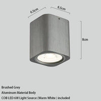 Spot Cubique Métal Coloré Light Hall LED