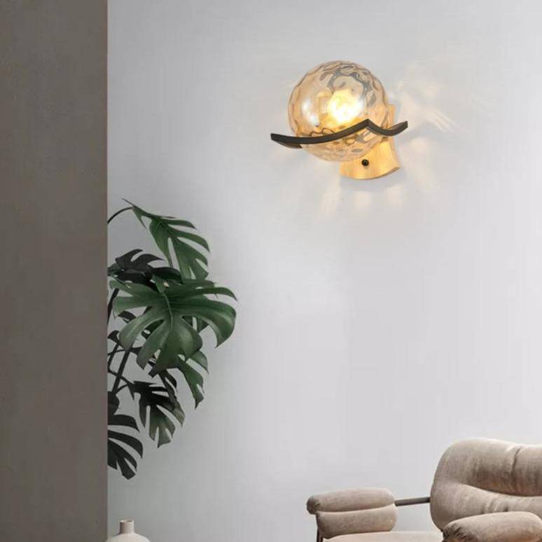 Applique murale Luxury en verre cristal LED
