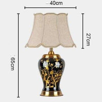 Lampe à poser en céramique LED style Japonais