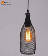 Suspension bouteille en cage Hall.