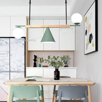 Suspension LED Loft Glass & Triangle
