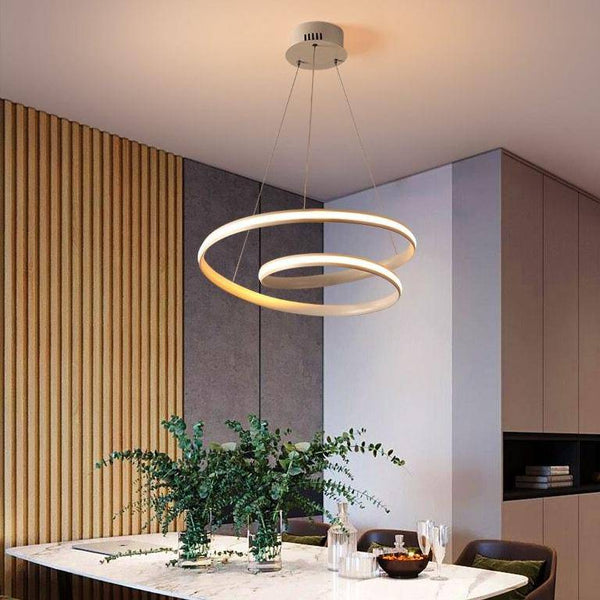 Lustre en spirale LED Mooskolin