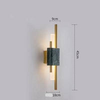 Applique murale LED en marbre Loft