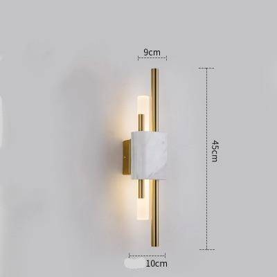 Applique murale LED en marbre Loft