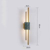 Applique murale LED en marbre Loft