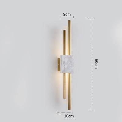 Applique murale LED en marbre Loft