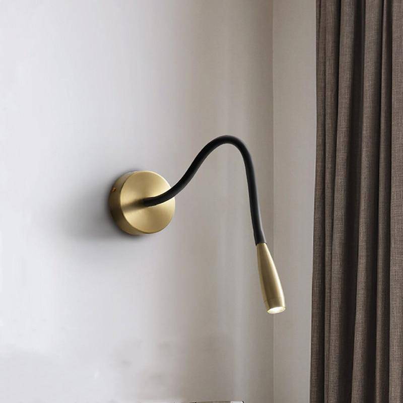 Applique murale LED design ajustable - Noir