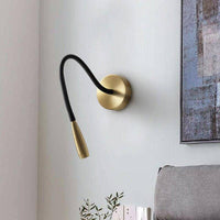 Applique murale LED design ajustable - Noir