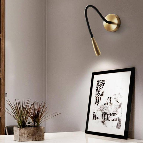 Applique murale LED design ajustable - Noir