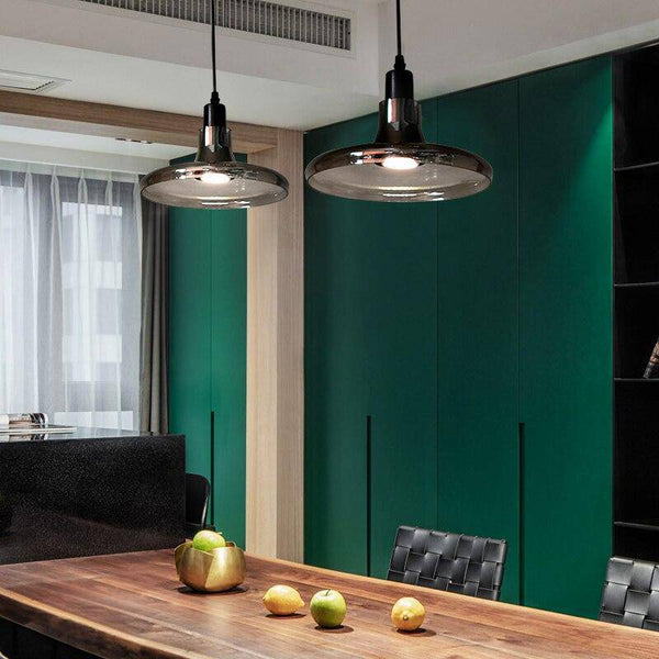 Suspension LED design en verre trempé Lofty