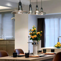 Suspension LED design en verre trempé Lofty