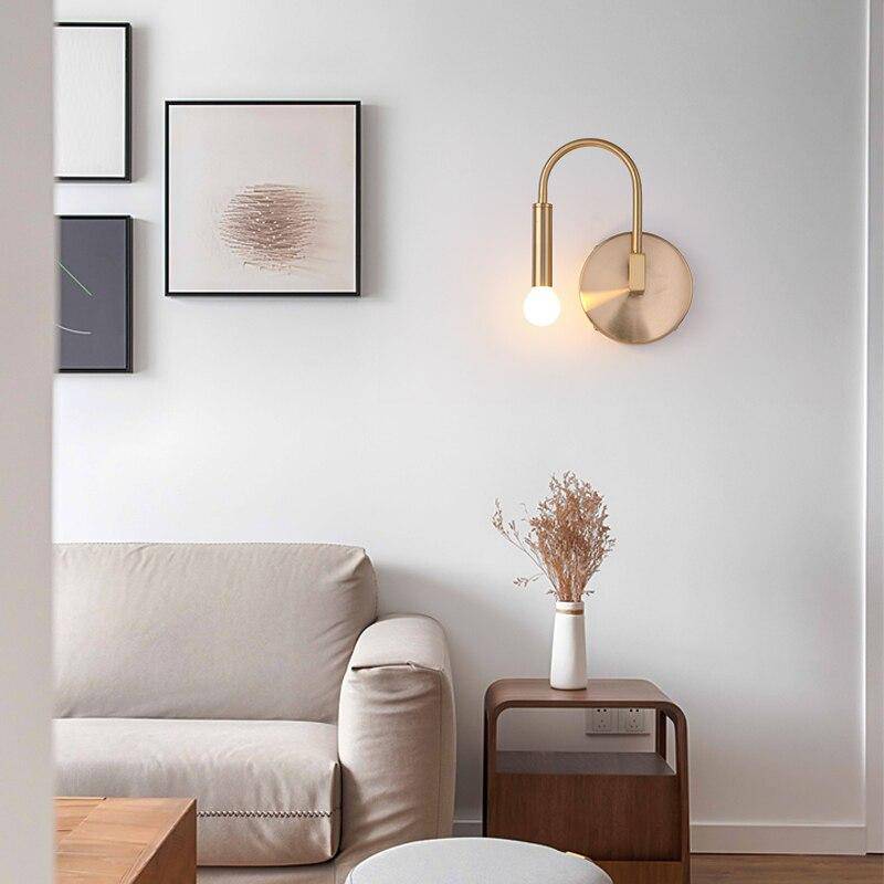 Applique murale LED Design avec ampoule suspendue