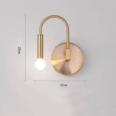 Applique murale LED Design avec ampoule suspendue