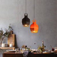 Suspension LED Design Métal Coloré Motifs Hang