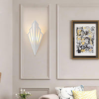 Applique murale LED triangulaire en métal design