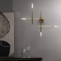 Applique murale LED de luxe en métal modernisé