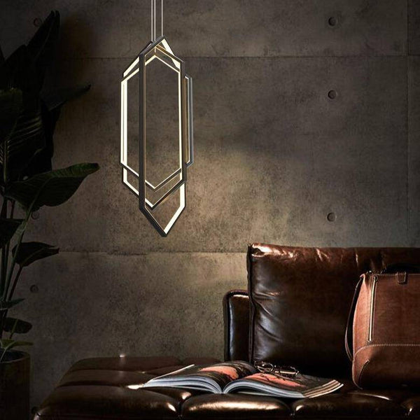 Suspension LED Design Loft Hexagone.