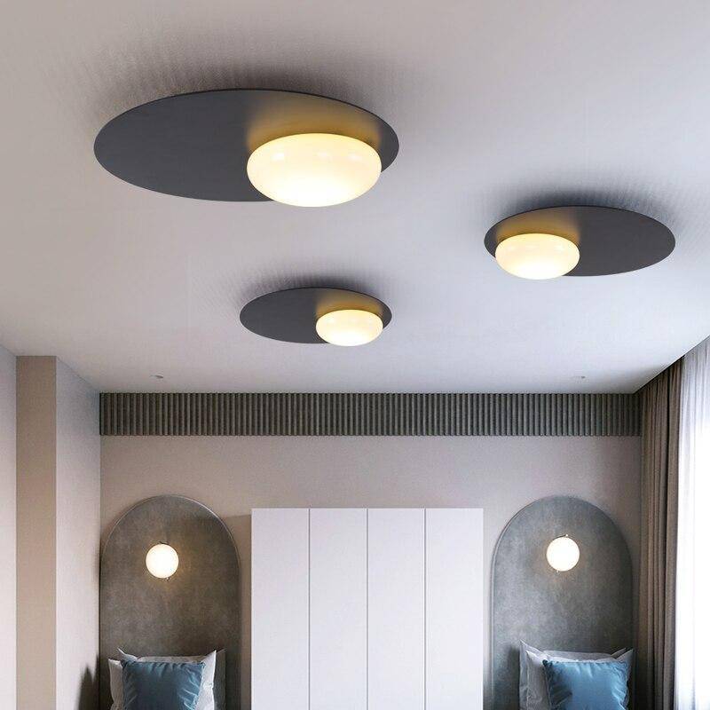 Plafonnier LED Design Noir Style Ruban Loft