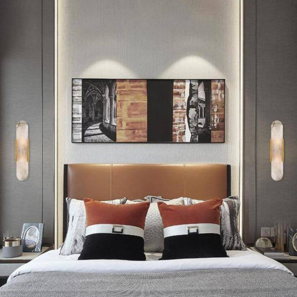 Applique murale LED en marbre de luxe