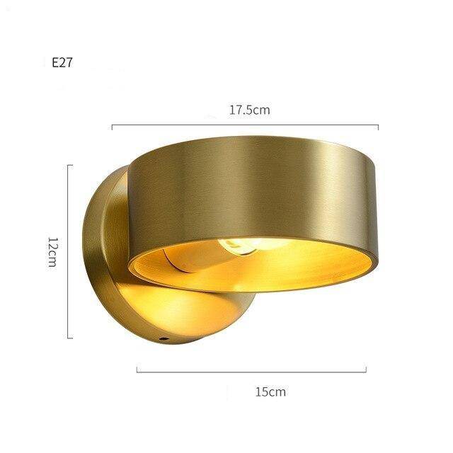 Applique murale dorée LED Luxury
