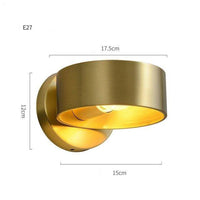 Applique murale dorée LED Luxury