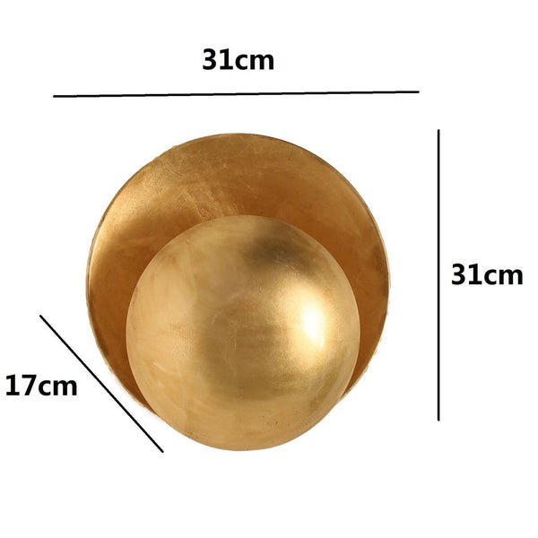 Applique murale LED design en métal coloré boule
