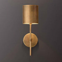 Applique murale LED design - Cylindre métal Retro