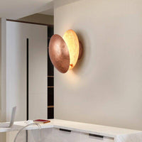Applique murale LED Luxury en métal coloré et arrondi