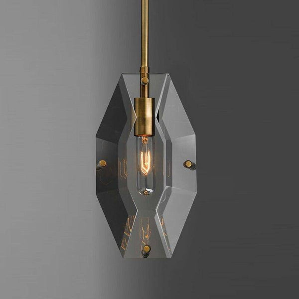 Suspension LED Crystal Gold Loft